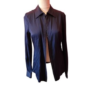 Elie Tahari Midnight Blue Shirt